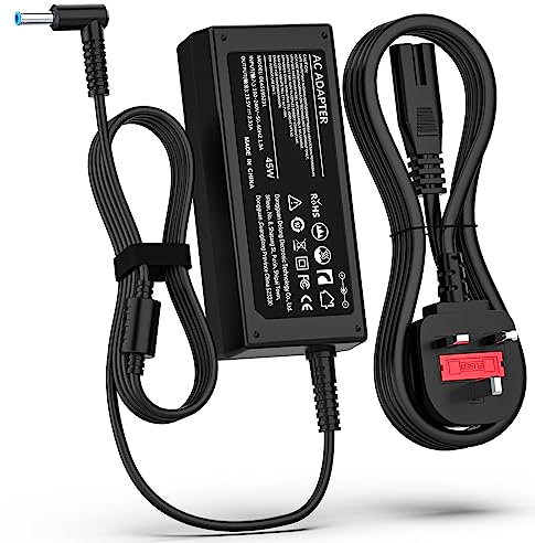 45W Laptop Charger Compatible With HP Elitebook 840 850, Pavilion 11 13 15, ProBook 430 440 G3 G4, Stream 11 13 14, Chromebook Envy Spectre Ultrabook, Power Supply Adapter【Non-Original HP Charger 】