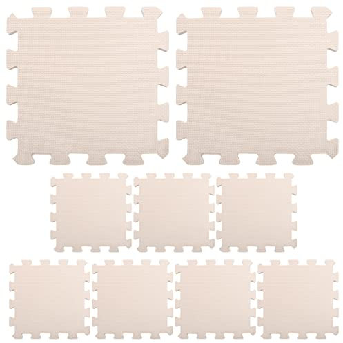 EXCEART 9stücke Multifunktionale Blocking-matte Für Stricken Und Häkeln Tragbare Schaumstoffblockiermatte Mit Abnehmbaren Platten Für -projekte Und Handarbeiten