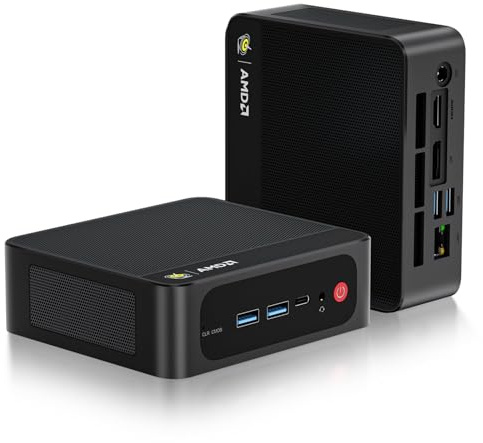 Beelink Mini PC SER5, AMD Ryzen 5 5500U(6C/12T, jusqu'à 4.0 GHz), 32GB DDR4 RAM 500GB M.2 NVMe 2280 SSD, 4K Triple Display, USB4, BT5.2, WiFi6, 2.5G RJ45,Mini Gaming Computer