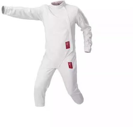 KXJPIZIYB Fencing Uniform 3-Piece Vest Pants Jacket, Fencer Protective Suit, for Right Hand Athlete Daily Training, 350N(48#)