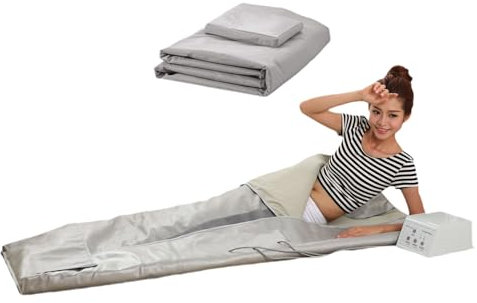 Box sauna portatile, tenda sauna, Coperta for sauna a infrarossi lontani, coperta for sauna FIR a 3 zone for la perdita di peso for la forma fisica dimagrante di sicurezza for donne per palestra, pila