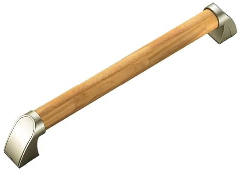Haltegriffe aus Holz, für Badezimmer, Dusche, rutschfest, Sicherheits-Handlauf, Armlehnen, ideal zum Alleinleben, 44 cm Größe