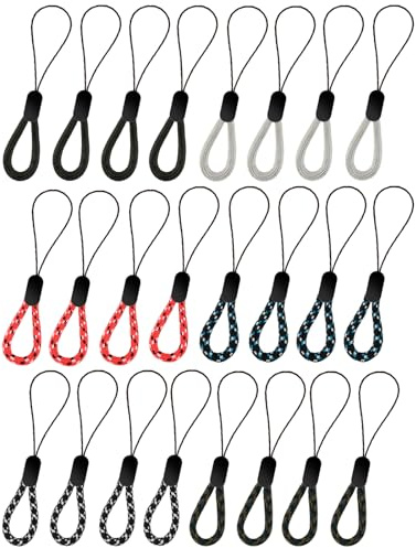 Mabor Lot de 24 petites lanières USB de 12,5 cm pour étui de téléphone portable, clés, clés d'appareil photo, Coloré, Small