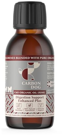 Carbon Dog Digestion Supplement for Dogs 150ml | Specially Formulated Dog Digestive Support Supplements | 100% Natural | Supports Probiotics for Dogs | With Pumpkin Seed & Rice Bran Oil