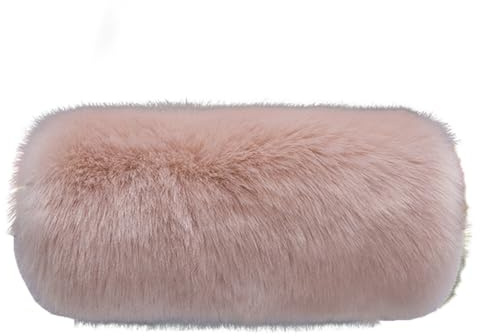 Uposao Handmuffen Winter Dicke Plüsch Warme Handwärmer Damen Fuchspelzimitat Mode Handwärmer Armwärmer Muff mit Umhängeband für Frauen Männer Kinder