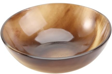 FRCOLOR 3pcs Natural Horn Shaving Bowl for Men Shaving Soap Cup for Fathers Boyfriends