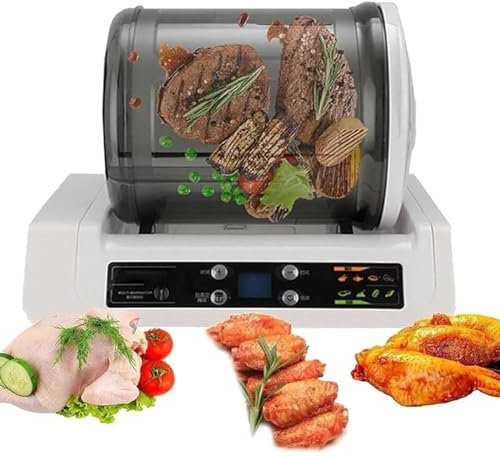Marinatore elettrico per carne - Macchina per marinatura sottovuoto per verdure per hamburger di pollo e pancetta - Marinatore alimentare per risultati aromatizzati rapidi