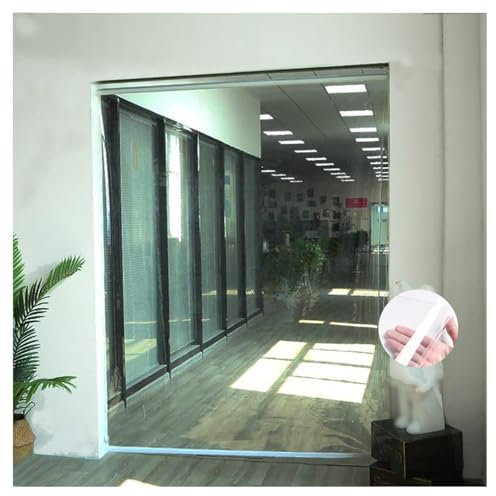 ZXCVASDF Plastica in PVC Tapparella Avvolgibile Antipolvere,Tende A Rullo PVC Trasparente,Antipioggia Tende Avvolgibili per Finestre,Personalizzabile,Larghezza X Altezza(W115*H280cm/W45.27*H110.23in)