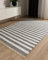 benuta Pop Tappeto Cotone Tom - Grigio/Crema 60x100 cm - Tessuto a Mano per Camera da Letto, Salotto, Soggiorno - Riciclato - Adatto al Riscaldamento a Pavimento