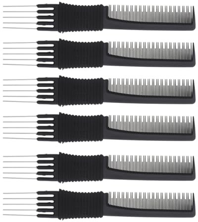 Healvian Set Di Accessori Essenziali Per : 6 Pettini A Codino Per Lo Styling E La Cotonatura