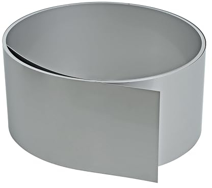 ESTEXO Rasenkante Edelstahl Beeteinfassung Hochbeet Beetumrandung Mähkante Einfassung Rahmen (15 cm x 5 m)