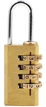 DIYEAH Dial Number Lock Pure Password Padlock for Luggage Suitcase Cabinet Travel Use