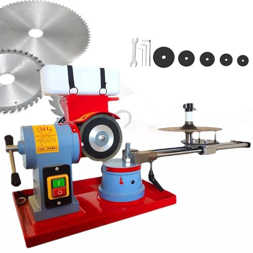 Electric Circular Saw Blade Sharpener, 550W Rotary Angle Mill Grinding Machine for Carbide Tipped Saw Blades, Efficient Blade Sharpening Tool