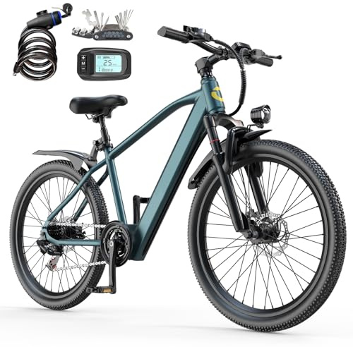Eleglide E-Bike 26 mit 7-Gang Schaltung 250W Motor 10Ah Akku Höchstgeschwindigkeit 25km/h