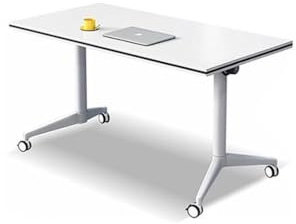 Mesa de conferencias plegable, mesa de reuniones móvil con ruedas silenciosas, diseño que ahorra espacio para oficina, entrenamiento y uso en seminarios