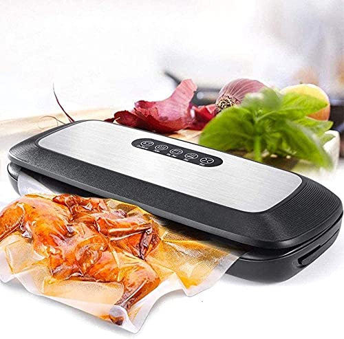 GXBCS Sellador de Bolsas Selladora al Vacio Envasador al Vacío Selladora al vacío Máquina de Sellado al vacío automática/Manual para la conservación de Alimentos Frescos Secos y húmedos 1013