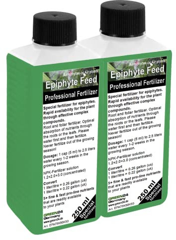 GREEN 24 Engrais Liquide Épiphyte pour Broméliacées et Tillandsia HIGHTECH - Concentré NPK Foliaire Complet 500ml