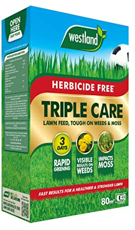 Westland Herbicide All in One Triple Action Lawn Care 80m2 Box