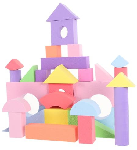 JOINPAYA 52pezzi Educativi Eva Per Giocattoli Impilabili Per Cognitivo e Manipolativo Didattico Per Anni