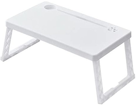 Bärbart hopfällbart knäbord laptopstativ brickbord för sängläsning skrivning ritning 54 x 32 cm bekvämt och snyggt