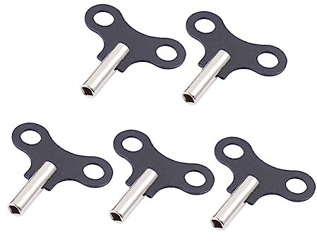 UKCOCO 5stücke Holzuhrwerkzeug Uhrenschlüssel Reparaturwerkzeug Aus Stahl Fein Verarbeitet Kratzfest Verschleißfest Einfach Einzusetzen Passt Zu Ihrer Uhr Schlichtes Elegantes Design Holz