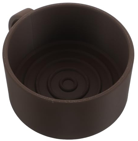 PLAFOPE Bol à Raser 3D Marron pour Hommes Bol à Mousse Onctueuse en Plastique pour Barbe Outil de Soin et Mousse de Rasage Compatible Savons et Crèmes pour Rasage Traditionnel et Doux