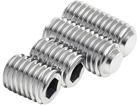 Innensechskant-Gewindestifte aus Edelstahl mit Feingewinde, Gewindestifte flacher Spitze, M6-M16, 10 Stück(M14 x 1.5 x 16mm)