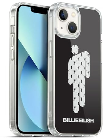 Head Case Designs Officiellt Licensierade Billie Eilish Blohsh Nyckel konst Gel Skal [Militärklassad Skydd] Kompatibel med Apple iPhone 13 och Kompatibel med MagSafe