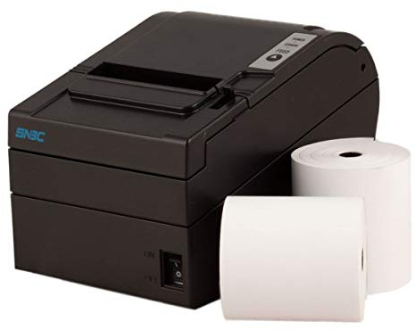 Lot de 10 rouleaux de papier thermique pour caisses EPOS Epson, Star, Samsung, Bixolon POS 80 mm x 80 mm x 12,7 mm