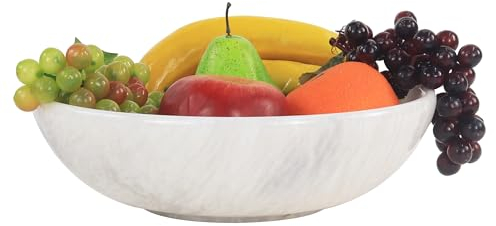 Radicaln Bol à fruits en marbre 25,4 cm noir fait à la main pour fruits et légumes pour décoration de cuisine – Décoration de cuisine de ferme, support à fruits