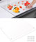 Bixury Tabla de Cortar Acrílico 42,5 x 32,5 cm Tabla Cortar Acrílico Transparente Tabla de Cortar Transparente con Borde de Encimera para Mostrador de Cocina para Cortar pan Frutas Verduras Carnes
