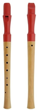 KANLVU Harfenflöte 8 Löcher Sopran Blockflöte Instrument Anfänger Deutscher Stil Erwachsene Blockflöte Holz Schüler Kinder Anfänger Recorde