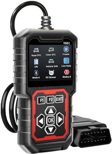 V601 OBD2 Diagnostic Diagnostic Tool Tool, Code Reader, Engine Light Diagnostic Tool, Battery Voltage Tester, for OBD2 Cars & Trucks Since 1996+