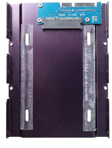 Adaptador de discos duros de 6.3 cm a 8.9 cm, convertidores internos de bahía, soporte de montaje, bandeja para discos duros de 2.5 pulgadas