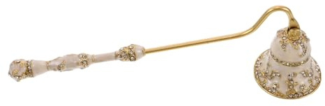 Cabilock Éteignoir à Bougie en Alliage Beige Outil Polyvalent et Portatif Vintage pour Éteindre Bougies Décoratives à Domicile et Restaurant
