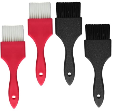 LOLIPPYY 4 Stück Teiliges Ergonomisch PC material Flexible Borsten für Gleichmäßige Farbverteilung Langlebig für Friseure und Heimgebrauch Geeignet für Haartönung und Haarfärben