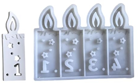 Moule en silicone flexible multifonction pour créer des projets de numéros et d'époxy, convient à tous les âges, usage quotidien. Moule en silicone