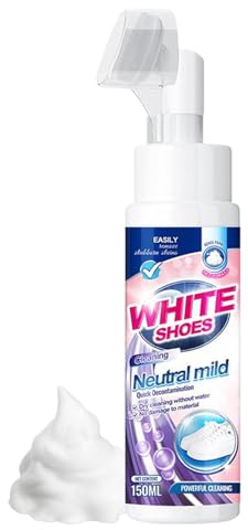 Tyinerc Sneakersrengörare, omedelbart lysande skumgummi - 150 ml rengöringsskum med handduk - för duk, tofflor, stövlar, vandring, resor, utomhus,