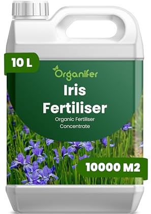 Fertilizzante liquido organico 10L per iris – vitalità e fioritura duratura – Organifer