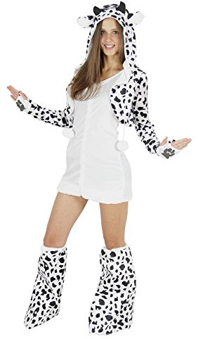 Foxxeo Eisbären Kostüm für Damen Tierkostüme sexy Kleid für Karneval und Fasching Erwachsene Größe S-XL