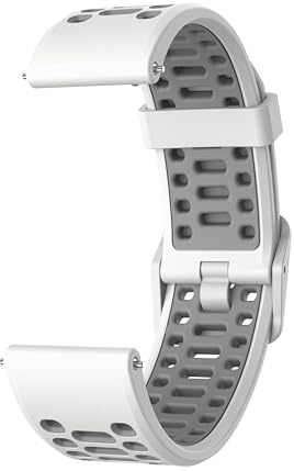 COROS Pace 2 Silicone Band - (White) Works W/ Apex 42mm, Reloj Adultos Unisex, Blanco, 20 Mm