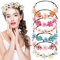 GmeDhc corona flor pelo 6 piezas coronas flores secas, corona de flores artificiales para el cabello, corona de flores para boda, ideal para novias, damas de honor, damas