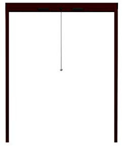 APANA - Fliegengitter Rollo für Fenster bis 100 cm x 160 cm - ausziehbarer Insektenschutz Fenster zum Zuschneiden gegen Fliegen, Insekten und Mücken - Insektenschutzrollo Fenster (Braun)