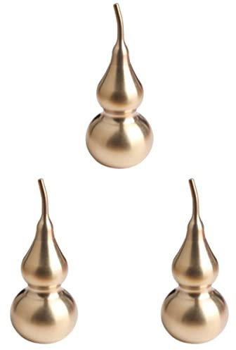 Garneck 3 Pcs Ornamental Gourds Creative Gourd Craft Design Safe for Home Decor Tabletop Adornment