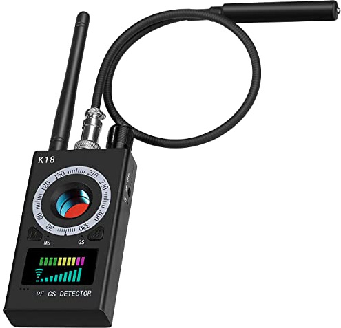 VisorTech Wanzenfinder: Profi-Akku-Spycam- & Wanzendetektor, erkennt 1 MHz-6,5 GHz, GSM u.v.m. (Kamera Detektor, Kamerafinder, RF)