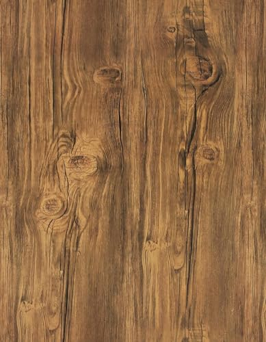 Timeet Lámina adhesiva para muebles de madera de roble, 60 x 300 cm, diseño vintage