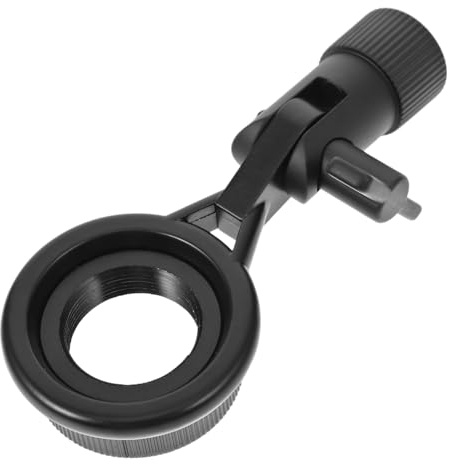 ibasenice Support Antichoc Micro Métallique Clip Réglable Pince Universelle Pour Micro Enregistrement Studio Accessoire Anti-Vibration Stable