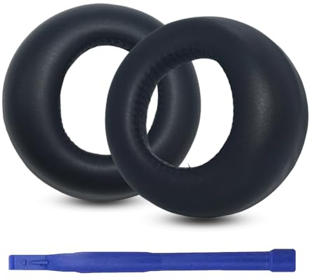 umvowuxa PS5 Cuscinetti Auricolari di Ricambio per Sony PS5 Pulse 3D Wireless – Pelle Morbida e Schiuma Memory Foam, Compatibili con Playstation 5(Nero)