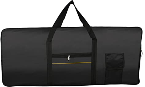 BEAHING Electric Piano Hülle Keyboard Gig gepolsterte Tasche 61 Tasten tragbare Oxford -Stoff für 61 Notenpiano -Tastaturabdeckung