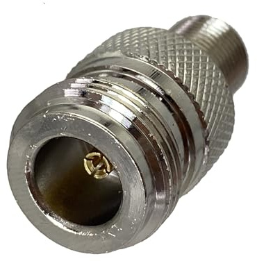 10 Stück Adapter N-Buchse auf F-TV-Buchse RF-Koaxialstecker Drahtklemmen gerade